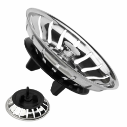 Stöpsel Siebkörbchen mit Dichtung Ø 80mm passend für IKEA ATLANT DOMSJÖ Spülbecken Dichtungsring Siphon Ersatz (1 Stück) (Dichtung (Dreibein)) Angebot bei HelloDeals