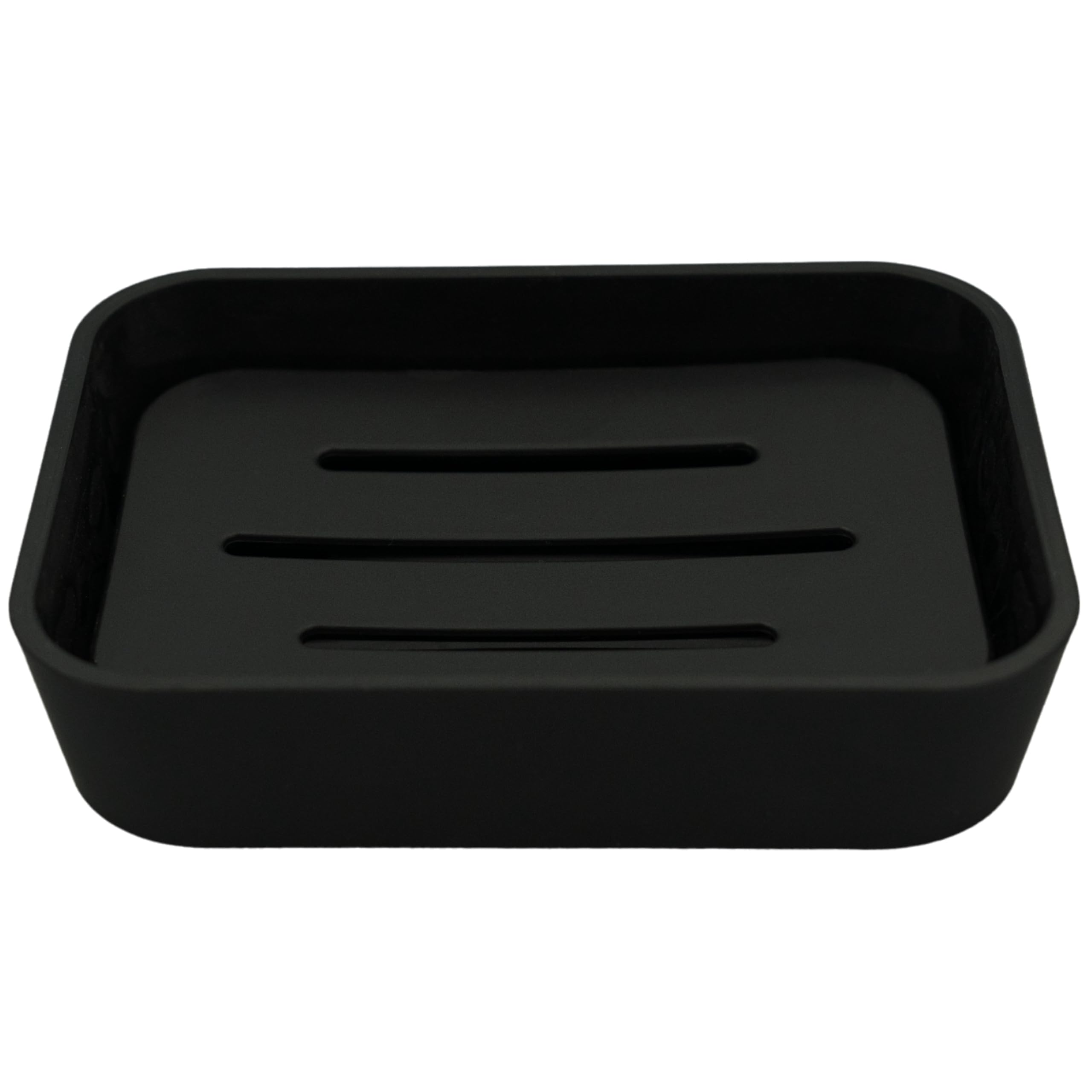 PARSA Beauty Seifenschale schwarz – rutschfeste Seifenablage mit Rubber Finish – stilvolles & Zeitloses Design für Bad, Dusche & Küche – sichere Ablage für Feste Seife in jedem Zuhause Angebot bei HelloDeals