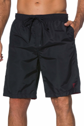 JP 1880 Herren große Größen Übergrößen Menswear L-8XL bis 7XL, Badehose, Innenslip, Elastikbund, schnell trocknend, Knielang, 702526 5XL Schwarz Angebot bei HelloDeals