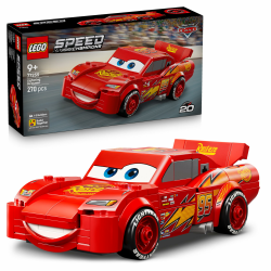 LEGO Speed Champions | Lightning McQueen - Spielzeug zu Cars von Disney Pixar - DIY Deko für Kinderzimmer - Auto Spielset - Kreatives Geschenk für Mädchen, Jungen und Autofans ab 9 Jahren - 77255 Angebot bei HelloDeals