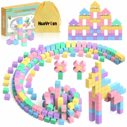 Magnetische Bausteine Blöcke für Kinder, 45 Stück Magnetbausteine Magnet Spielzeug Kinder, Magnetisches Spielzeug ab 3 4 5 6 7 8 Geschenk für Jungen und Mädchen (2.5CM*2.5CM) Angebot bei HelloDeals