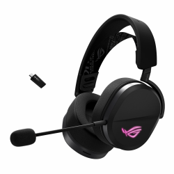 ASUS ROG Pelta kabelloses RGB Gaming Headset (ROG SpeedNova, Bluetooth, 2,4 GHz, USB-C, 50-mm-ROG-Titanmembran-Treibern, 10-mm-Superbreitband-Boom-Mikrofon, 309g leicht, Aura Sync RGB) Wireless ROG Pelta Schwarz Angebot bei HelloDeals