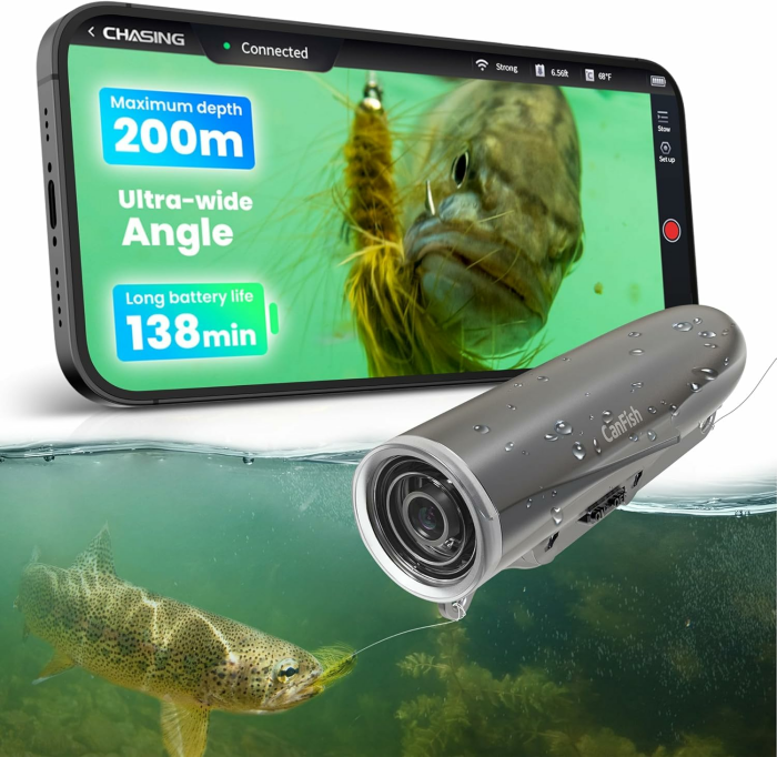 Geneinno CanFish CamX 1080HD 200m Unterwasser Fishing Kamera Angebot bei HelloDeals