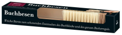 Moses. libri_x Buchbesen, Bürste zum Entstauben von Büchern und Bücherregal, Mit unterschiedlichen Borstenstärken, Gegen Schmutz und Staub, Holz Angebot bei HelloDeals
