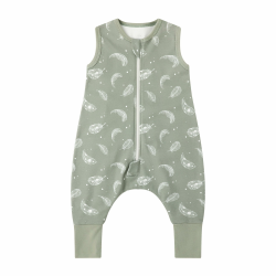Owlivia 1.0 Tog Baby Schlafsack aus 100% Bio-Baumwolle mit Füßen - Ganzjähriger Komfort für Ihr Kleinkind 1.0 Tog Feder Grün 1.0 TOG 100 cm (4 Jahre) Angebot bei HelloDeals