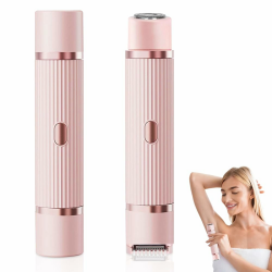 Elektrischer Rasierer Damen, Epilierer Damen, 2 in 1 Doppelkopf Elektrorasierer, Wasserdicht Rasierer für Bein, Körper, Achselhöhle, Bikini, Gesicht, Damenrasierer Angebot bei HelloDeals