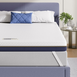 BedStory 10cm Topper 180x200cm, H3&H4 Gel Memory Foam Matratzentopper, Öko-TEX Zertifiziert Gelschaum Matratzentopper, geeignet für diejenigen, die einen härteren Topper bevorzugen 180x200cm 10cm-H3/H4 Angebot bei HelloDeals