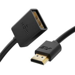 VCE HDMI Verlängerungskabel 1M – 4K@60Hz HDMI Stecker auf Buchse Verlängerung 4K@60Hz, unterstützt 3D & HDCP 2.2, kompatibel mit Roku TV Stick, HDTV, Spielkonsole, Laptop Angebot bei HelloDeals