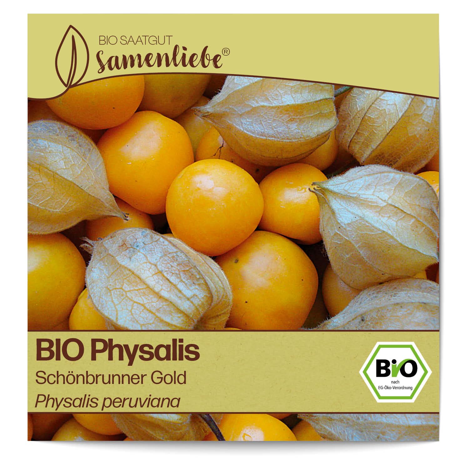 Samenliebe BIO Physalis Samen Schönbrunner Gold 10 Samen samenfestes Gemüse Saatgut für Garten Freiland und Balkon BIO Gemüsesamen Angebot bei HelloDeals