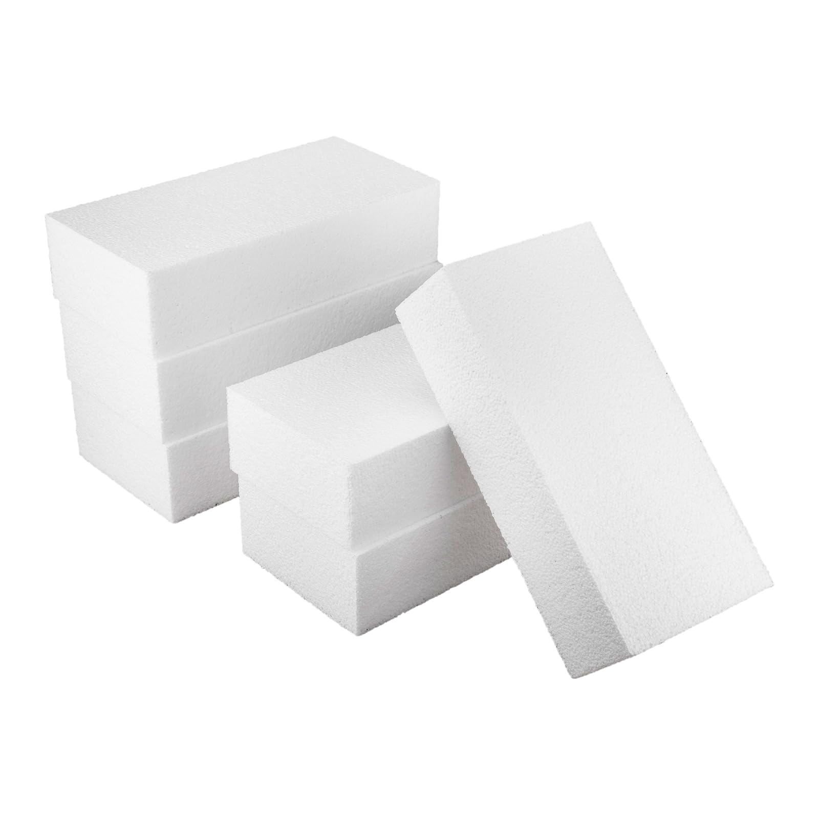 Styroporblöcke │ Styropor Rechtecke │ Blöcke zum Basteln │ 20 × 10 × 5 cm, Weiß Angebot bei HelloDeals