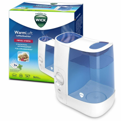 Wick Warmluft-Luftbefeuchter – 3,8-l-Wassertank – Angenehmerer Schlaf – Bis zu 99 % bakterienfreier Nebel – für Räume bis zu 37 m² – Pad mit ätherischen Ölen inklusive – WH845 Single Angebot bei HelloDeals