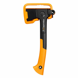 Fiskars X-Series X14 Universal-Axt, XS, Länge 35,5 cm, Kopfgewicht 529 g, Ideal zum Entasten, Feuerholzmachen und für Zimmermannsarbeiten, Doppelt gehärteter Stahl/FiberComp, Schwarz/Orange, 1069102 X14 (Länge: 35,5 cm) Angebot bei HelloDeals