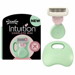 WILKINSON SWORD Intuition Complete Mini-Damenrasierer mit Reiseetui, für schwer erreichbare Zonen wie Bikinizone, Achseln, Knie & Knöchel, mit Skin Protect Gel für eine samtweiche Rasur Angebot bei HelloDeals