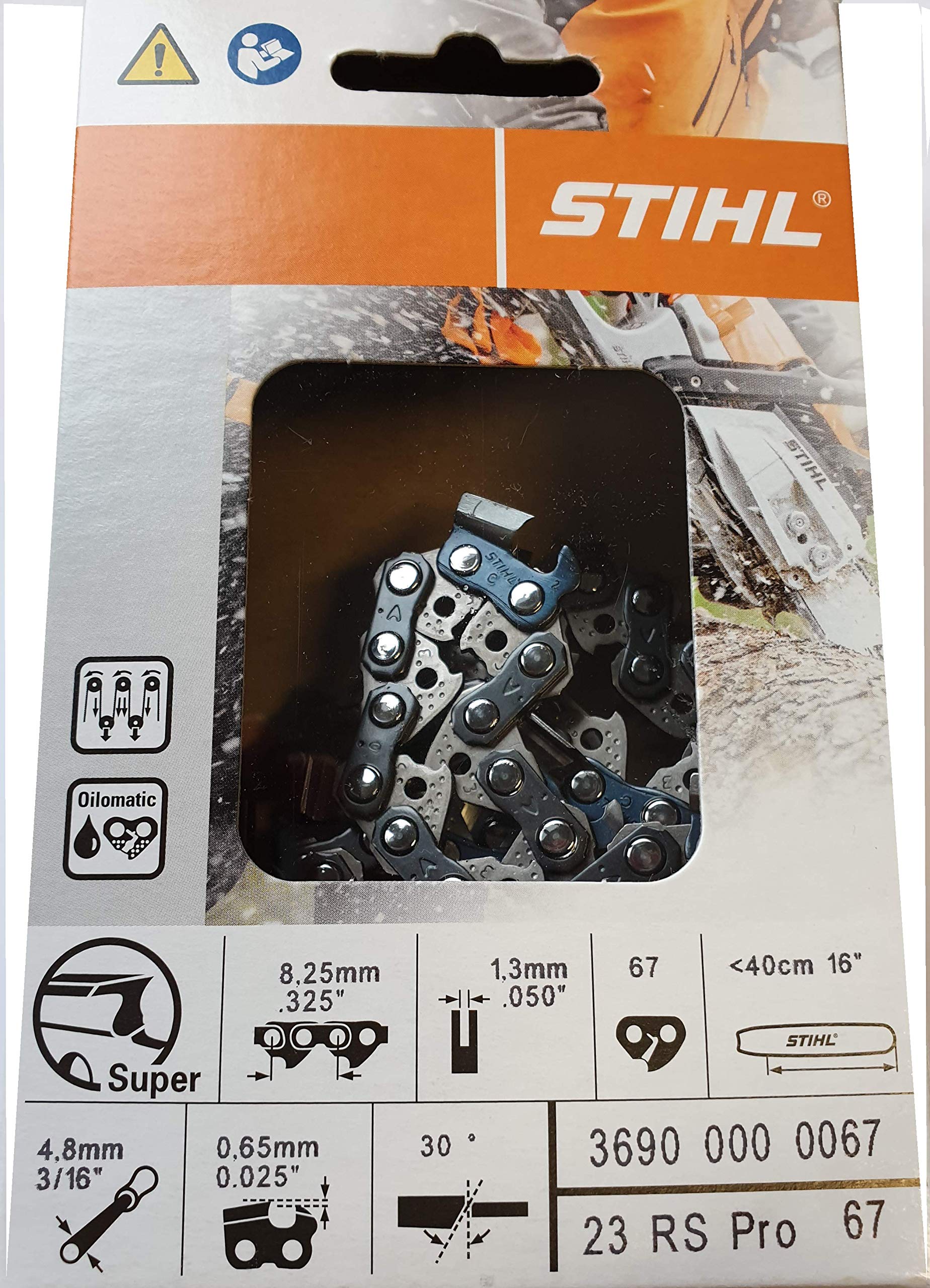 Stihl 3690 000 0067 23 RS Pro Rapid Super Sägekette Single Angebot bei HelloDeals