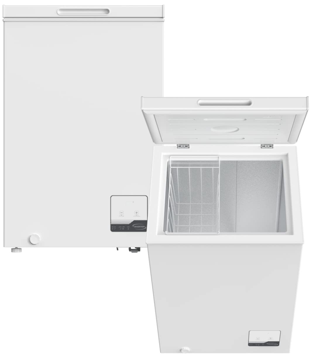 PKM Gefriertruhe BGT100D | 99 Liter | Tiefkühltruhe | Weiß | EEK: D | 54,5 cm Breite | inkl. Drahtkorb | freistehend | 4 **** Gefrierfach | Eistruhe Angebot bei HelloDeals