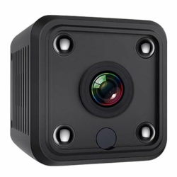 4K 1080P HD Mini-ÜBerwachungskamera Innen, WiFi-Kamera, Live-ÜBertragung, Handy-App, Kamera Innen mit A Angebot bei HelloDeals