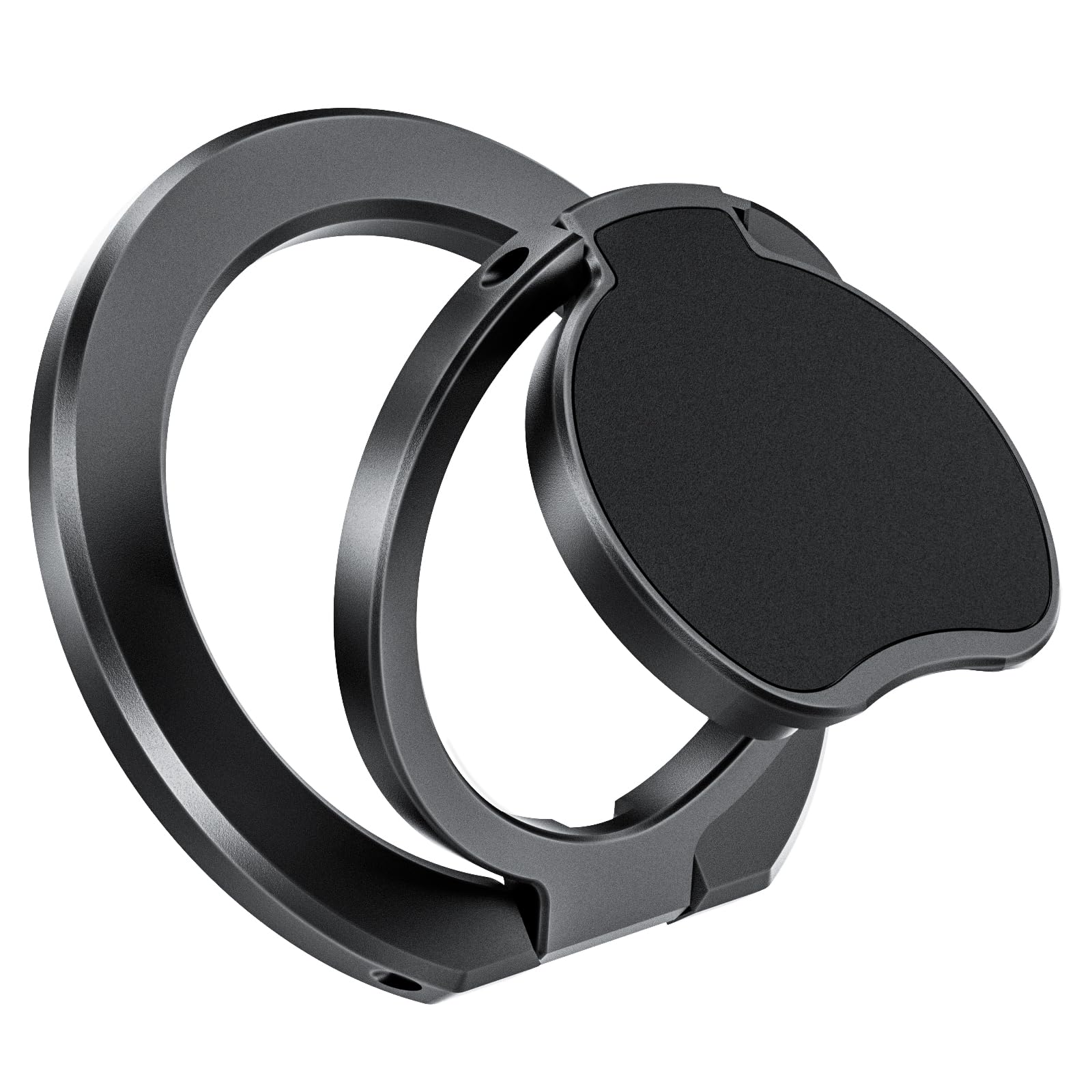 Handy Ring Halterung für MagSafe, Handy-Ringhalter Magnetischer Handy-Griffständer mit Beidseitigem Magnetischem Kompatibel mit iPhone 17/16/15/14/13/12 Pro/Samsung Galaxy für MagSafe-Zubehör schwarzes Angebot bei HelloDeals