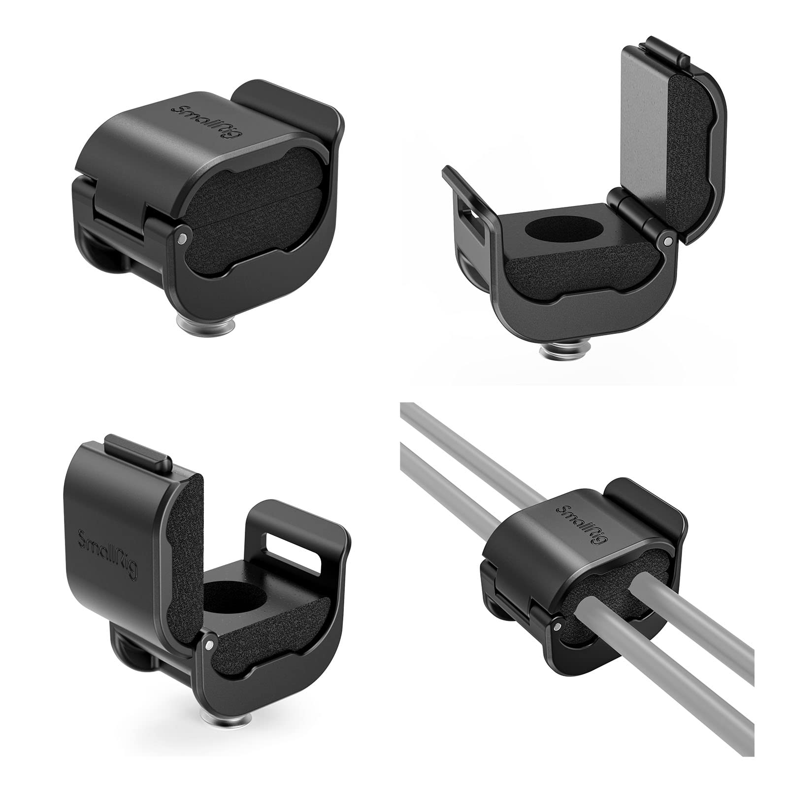 SMALLRIG Camera Cable Clamp Kamerakabelklemme für SDI/Mikrofonkabel, DSLR Kamera, 2mm - 6 mm Kabel (4 Stück) – 3685 Angebot bei HelloDeals
