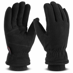 OZERO Winterhandschuhe Thermo Winter Skihandschuhe Fahrradhandschuhe Laufhandschuhe Motorradhandschuhe Handschuhe Herren & Damen XL Schwarz Angebot bei HelloDeals