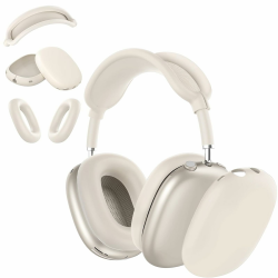 Hülle für Airpods Max Kopfhörer, Weiche Ohrmuschel-Abdeckung/Ohrpolster/Kopfbandabdeckung für Apple Airpod Max Zubehör Cases Cover (Starlight) Angebot bei HelloDeals