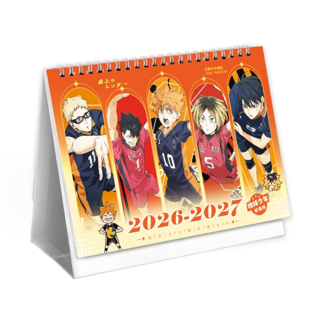 2026-2027 Haikyu Adventskalender Manga Biennale Tischkalender Kalender, Haikyu Kalender 2026 2027 Tischkalender Anime Figuren Schöne Illustration, Mehrfarbig Angebot bei HelloDeals