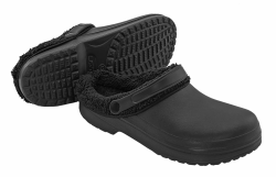 Hausschuhe Winter Clogs Gartenschuhe Sabots Pantoletten - gefüttert - Größe 37-49 37 EU Schwarz Angebot bei HelloDeals