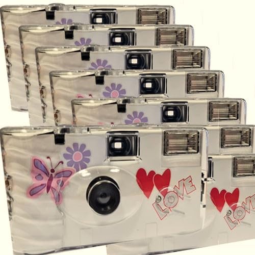 8X 1A PHOTO PORST Einwegkamera Edition Butterfly, Schmetterling, mit Blitz, Batterien und Film (8er Pack, je 27 Aufnahmen) Angebot bei HelloDeals