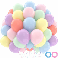 Pastell Luftballons Geburtstag,52 Stück Helium Ballons Bunt Macaron,Luftballons Grün Rosa Blau Lila Azurblau Gelb Für Luftballon Girlande Party Hochzeit Kinder Mädchen Prinzessin Geburtstag Deko Hell Hautfarben Angebot bei HelloDeals