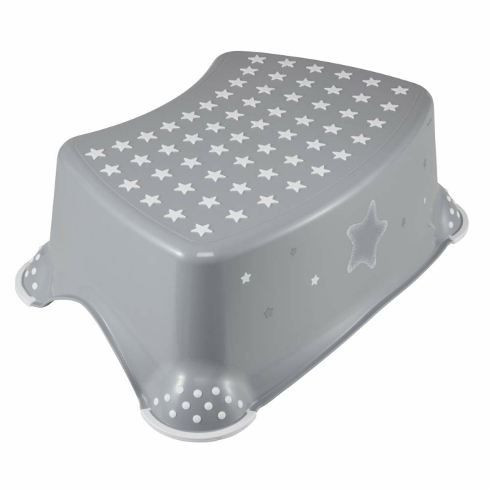 keeeper Stars Tritthocker, Ab ca. 3 bis ca. 14 Jahren, Anti-Rutsch-Funktion, Tomek, Grau Stars Grau Angebot bei HelloDeals