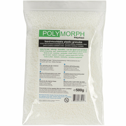 Polyshape Polymorph - formbare Plastikgranulate für Selbermachen, Zahnprothesen, Vampirzähne, Spezialeffekte - 500g Beutel Angebot bei HelloDeals