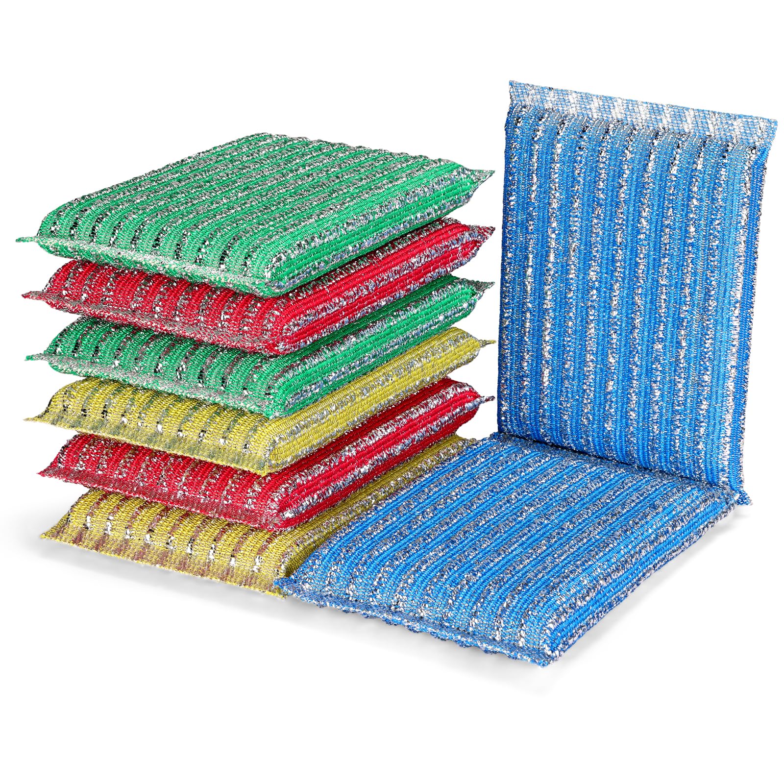 Spülschwamm - 8Pads Verbesserter Schwamm Küche, Ideal für Geschirr, Töpfe, Spüle Angebot bei HelloDeals