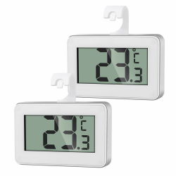 AiQInu 2 Mini Thermometer Digital für Kühlschrank und Gefrierschrank mit Frost Alarm Angebot bei HelloDeals