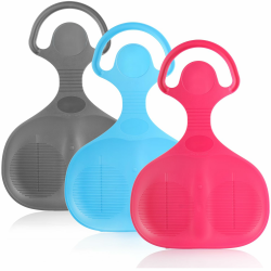 com-four® Schneerutscher für die ganze Familie - Porutscher mit Griff - Schlitten in bunten Farben 03 Stück - Glider Angebot bei HelloDeals