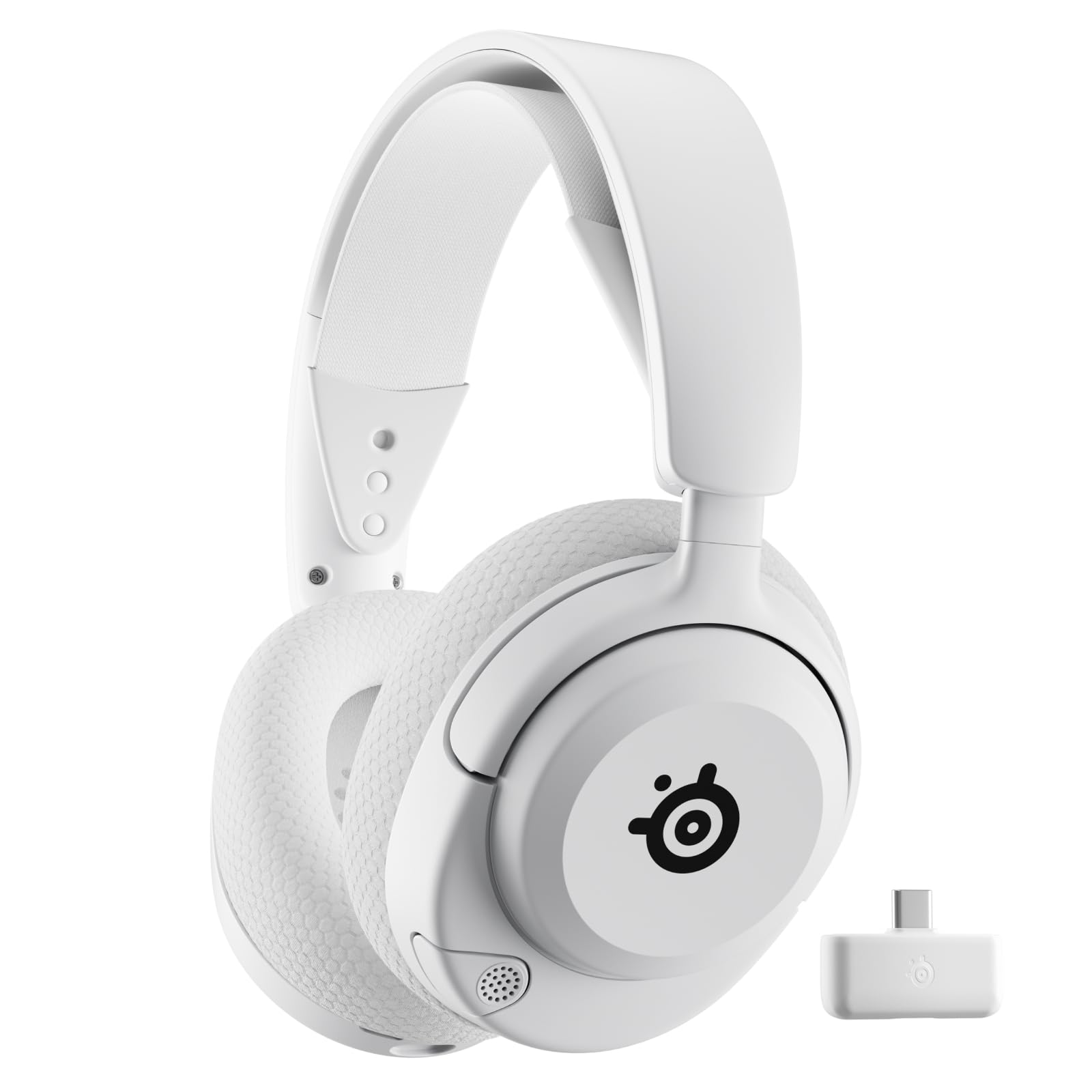 SteelSeries Arctis Nova 5 Wireless - Gaming Headset- Multi-System -PC,PS5 - Magnetische Neodym-Treiber -Über 100 Audio Presets - 60H Akkulaufzeit - 2,4 GHz oder BT-ClearCast Gen2.X-Mik -Weiß Nova Weiss Angebot bei HelloDeals