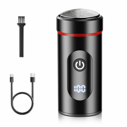 Rasierer Herren Elektrisch, Mini Elektrorasierer Herren, IPX7 Wasserdichter Multifunktionaler Elektrischer Rasierer Herren, 7000rpm, Tragbarer Tiefenreinigung Shaver Men für Zuhause, Auto, Reisen Angebot bei HelloDeals