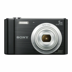 Sony DSCW800B.CEH Digitale Kompaktkamera (20,1 MP, 5-Fach Zoom, 2,7 LCD, 720p HD, 26 mm G-Objektiv) Schwarz (erneuert) Schwarz W800 Kamera Angebot bei HelloDeals