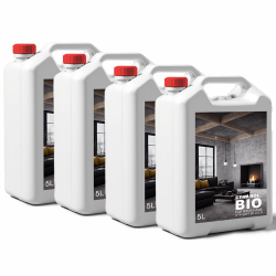 4x5 Liter Bioethanol Premium 100% fürAlkohol für Kamin (Bioethanol Premium, 20L) Angebot bei HelloDeals