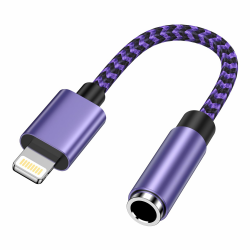 Lightning auf 3,5mm Kopfhöreranschluss Adapter, [MFi Zertifiziert] Klinke Adapter iPhone Kopfhörer Adapter Dongle Aux Audio Kabel kompatibel mit iPhone 14 Pro Max/14 Plus/14/13/12/11/SE/X/XS/XR/8 Angebot bei HelloDeals