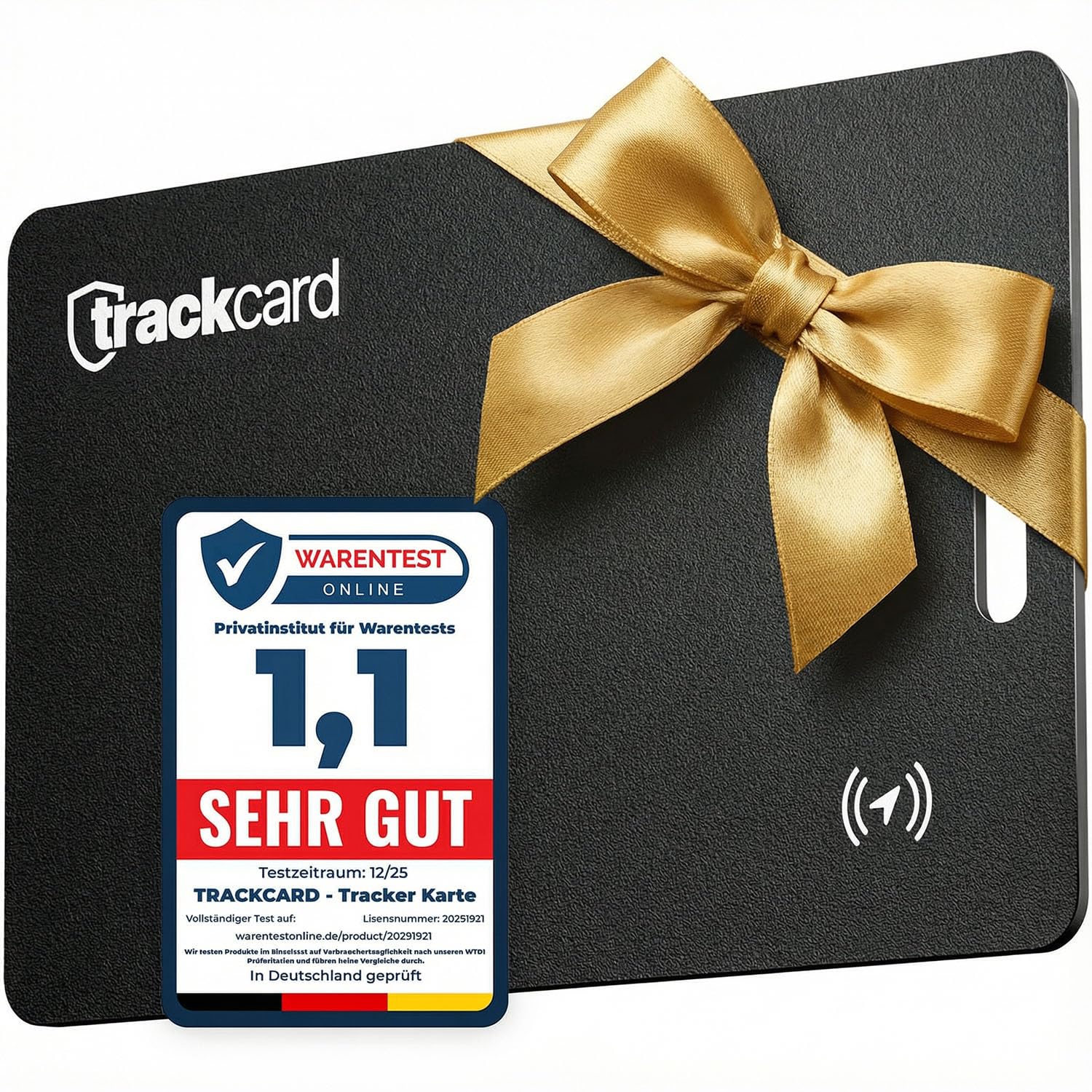 Tag AirTag Alternative Karte für Geldbeutel - Wiederaufladbar, Smart, Slim & Laut, Kompatibel mit Apple Wo Ist & Find My (iOS) iPhone Bluetooth Tracker Karte für Wallet iPhone/iOS (Karte) Angebot bei HelloDeals