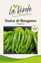 La Verde MEIN GARTEN UND ICH. Dolce di Bergamo Peperoni Samen für ca. 8–10 Pflanzen, milde Chili, aromatisch, Saatgut ohne Gentechnik Peperoni Dolce di Bergamo Angebot bei HelloDeals