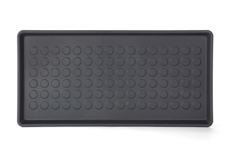 IKEA BAGGMUCK Schuhmatte, 71 x 35 cm, Innen/Außen/Grau Angebot bei HelloDeals