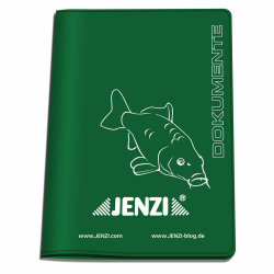 Fischereischein - Ausweismappe grün aus PVC, Hülle von Jenzi Dokumenten Tasche für Angelschein Angebot bei HelloDeals