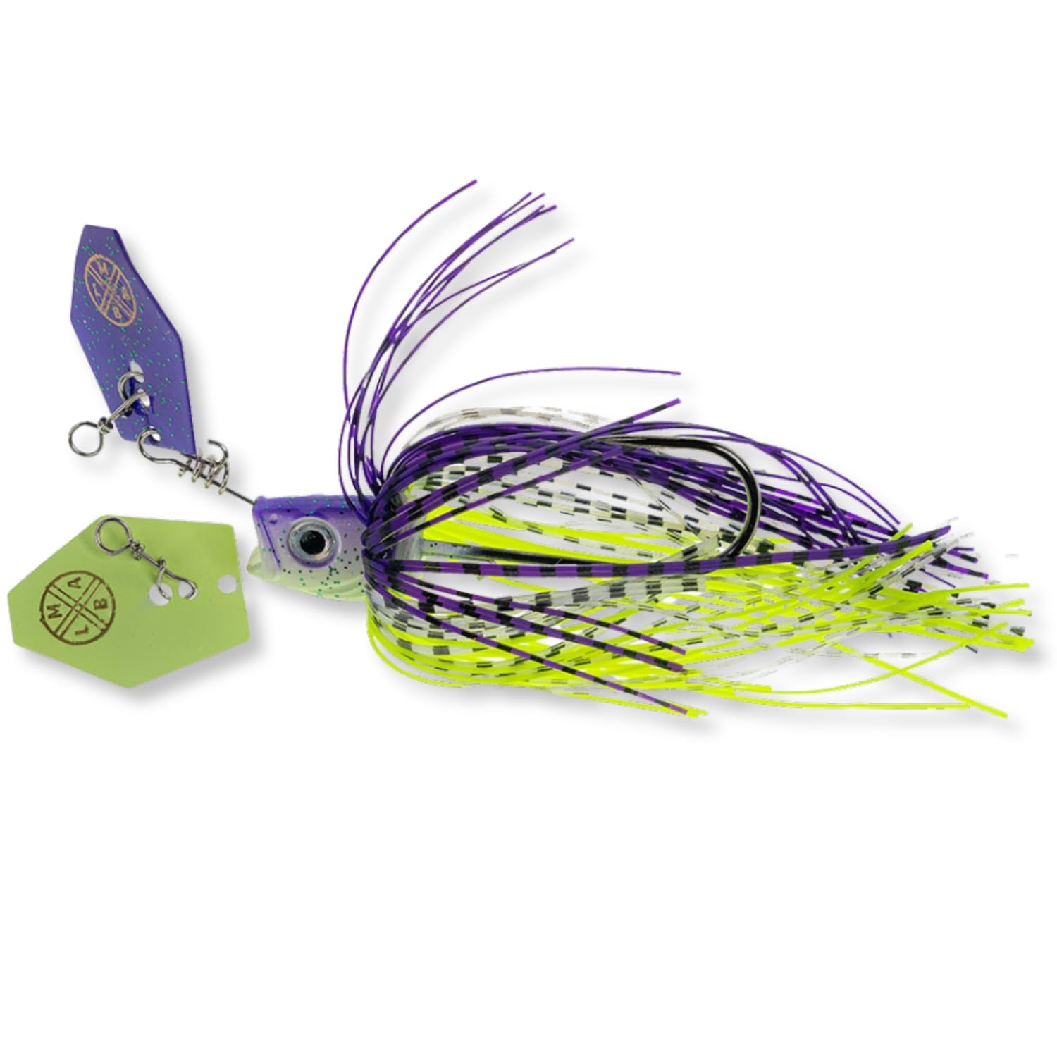 LMAB Chatterbait Multi Vibe 2.0 - Hakengröße 1/0 & 5/0 - Kunstköder zum Raubfischangeln, Chatterbait Hecht, Hecht Köder, Barsch Köder, Angelköder Hecht, Chatterbaits 5/0 - 21 Gramm Purple Rave Angebot bei HelloDeals