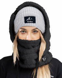 Senllen Sturmhaube Kapuze für Damen/Herren Plüsch Schalmütze Winddichte Kapuzenschal Winter Wolle Balaclava Skimaske über Skihelm für Skifahren, Radfahren, Motorradfahren Einheitsgröße Schwarz Angebot bei HelloDeals