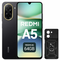 XIAOMI Redmi A5 Smartphone 6,88" 120Hz Display, 64GB+3GB, 32MP AI-Kamera, 5200 mAh Akku, Seiten-Fingerprint-Sensor (Schwarz) 3+64GB Schwarz Angebot bei HelloDeals