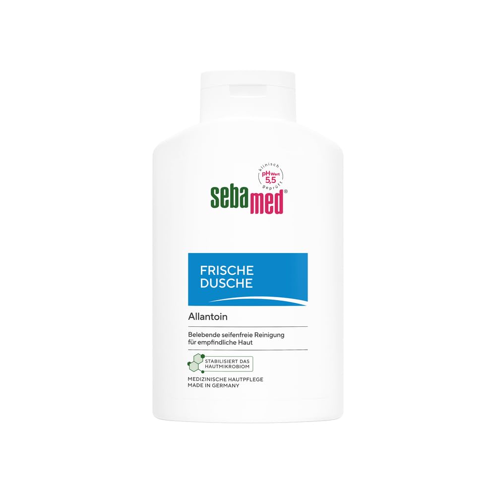 SEBAMED Frische Dusche 400 ml, Duschgel für empfindliche und strapazierte Haut, langanhaltendes Frischegefühl, versorgt die Haut mit Feuchtigkeit durch Aminosäuren und Allantoin, für Männer und Frauen Angebot bei HelloDeals
