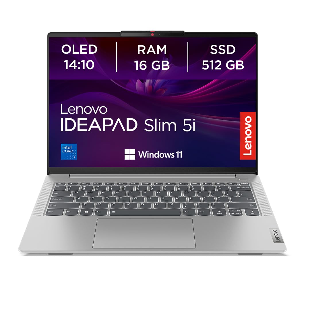 Lenovo IdeaPad Slim 5i Laptop | 14" OLED WUXGA Display | Intel Core i7-13620H | 16GB RAM | 512GB SSD | Intel UHD Grafik | Windows 11 Home | QWERTZ | Luna Grau | 3 Monate Premium Care Intel Core i7.13620H 14 Angebot bei HelloDeals