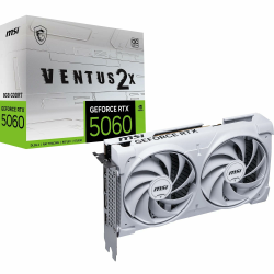 MSI GeForce RTX 5060 8G Ventus 2X OC White - 8GB GDDR7 (28Gbps/128-bit), PCIe 5, Boost: 2527 Hz, HDMI 2.1b, DisplayPort 2.1b Angebot bei HelloDeals
