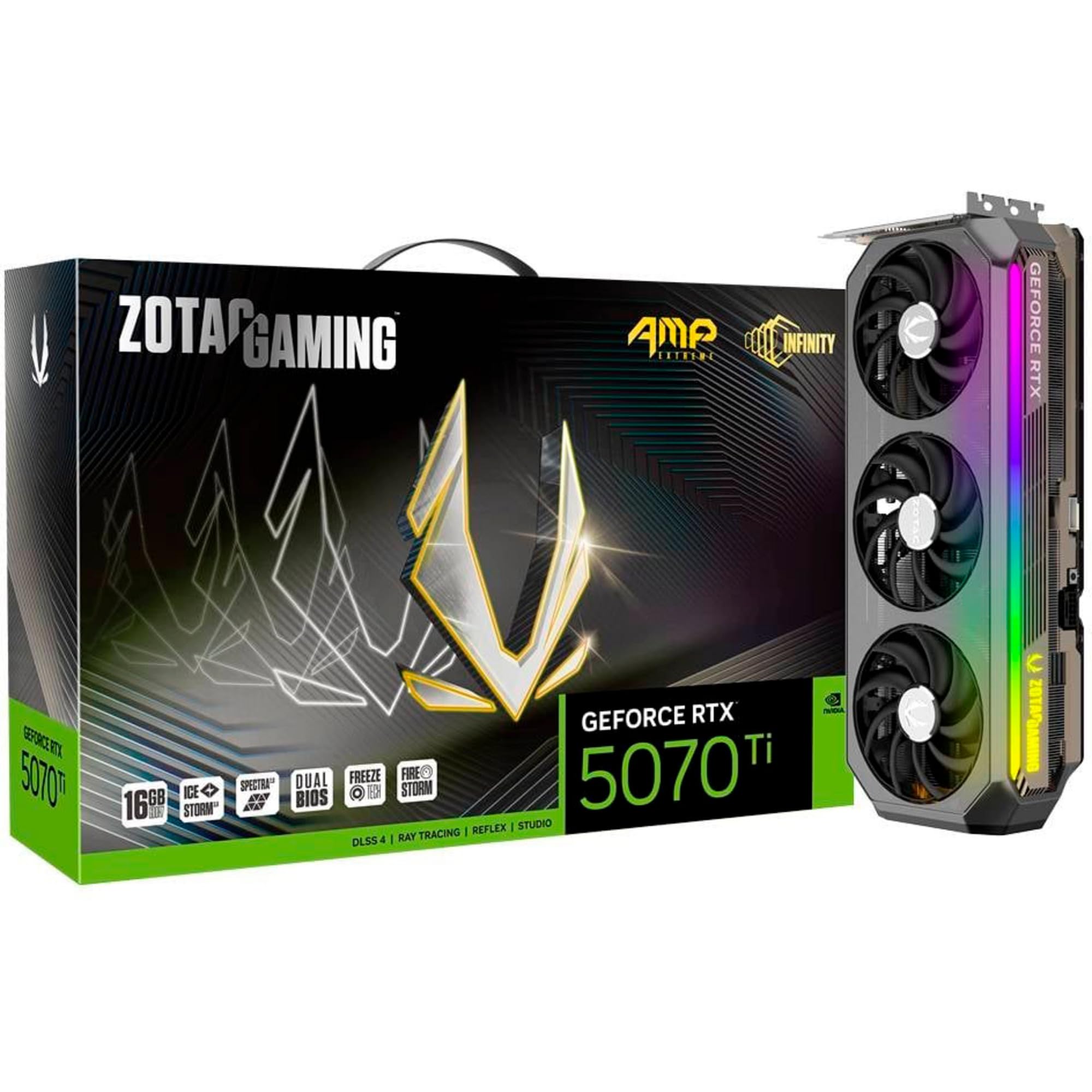 Zotac Gaming GeForce RTX 5070 Ti AMP Extreme Infinity 16GB GDDR7 - ZT-B50710B-10P Angebot bei HelloDeals