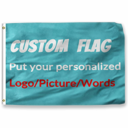 Fahne Selbst Gestalten-Personalisiert Einseitiger Druck Beidseitiger Druck Eigenes Logo/Bild/Wörter-Verschiedene Größen verfügbar-Individuelle Dekorations fahnen Für Den Innen-Und Außenbereich Angebot bei HelloDeals